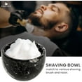 thumbnail image 4 of Radicaln Bol à Savon à Raser en Marbre 3 Pieds' Noir Bol à Crème à Raser Fait Main - Bol en Marbre pour Mousse à Raser, 4 of 7
