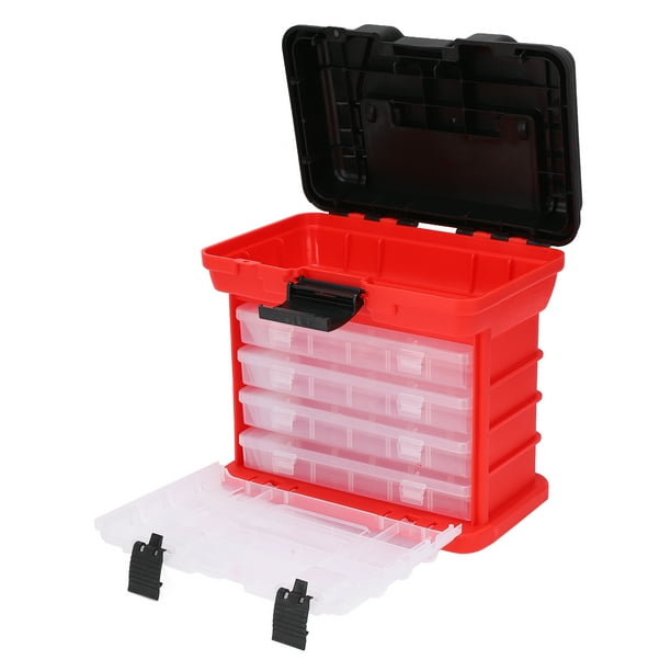 Fyydes Fishing Box Multifunctional Portable 4 Layer Fishing Tackle