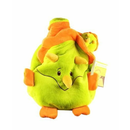 - Animal Adventure Kid Backpack Set Happy Travel Set Bag Blanket School Dino Green