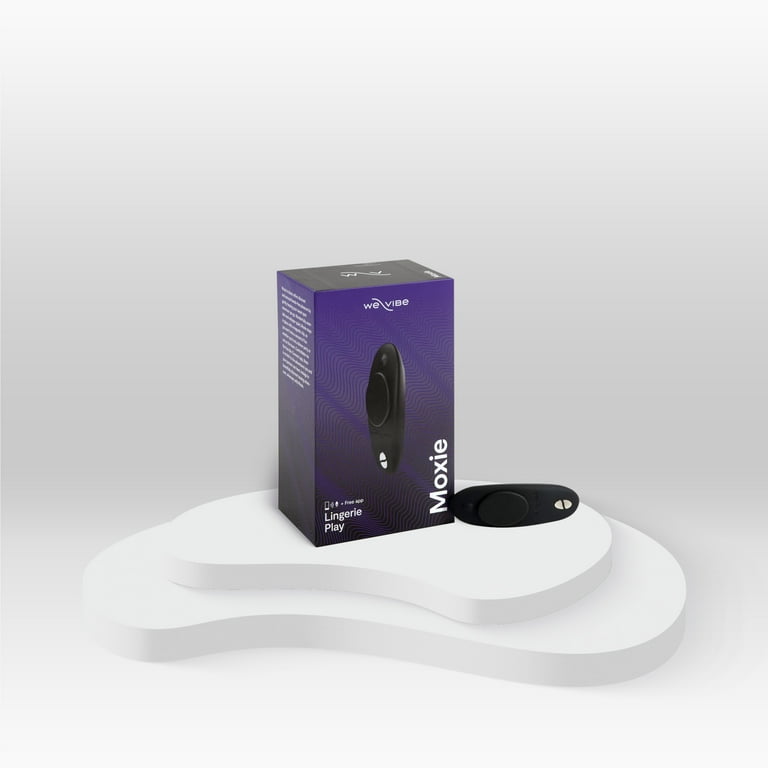 We-Vibe Moxie+ Wearable Panty Vibrator, Satin Black - Walmart.com