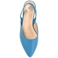 thumbnail image 4 of Journee Womens Mallorca Pull On Almond Toe Sling-Back Flats, 4 of 8