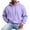 Hot Pink, variant on TKKCS Mens Solid Pullover Hoodie Drawstring Loose Fit Casual Long Sleeve Hooded Sweatshirt Khaki XL