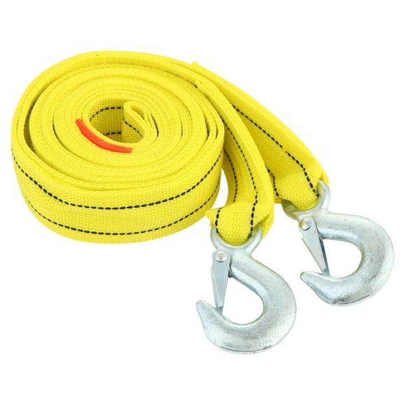 TIMIFIS Tow Rope Heavy Duty Tow Trailer Winch Strap with Snap Hook 13Ft 11000 Lb Rope,Strengthened Car Tow Recovery Cable for Road Vehicle Truck Suv Other Exterior Accessories