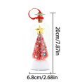 thumbnail image 7 of Record a Message Christmas Tree,Christmas Decor,Recordable Christmas Tree Bottle, Voice Message Glass Ornament, Light Up Festive Decoration for Home Party and Gifting(Red), 7 of 7