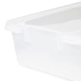 thumbnail image 4 of Life Story Clair Empilable Placard & Boîte de Rangement 34 Litres Conteneurs, (12 Pack), 4 of 5