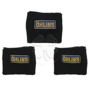 3x Reservoir Sock Large Small Black Ohlins Motorcycle Sleeve Sweat Band