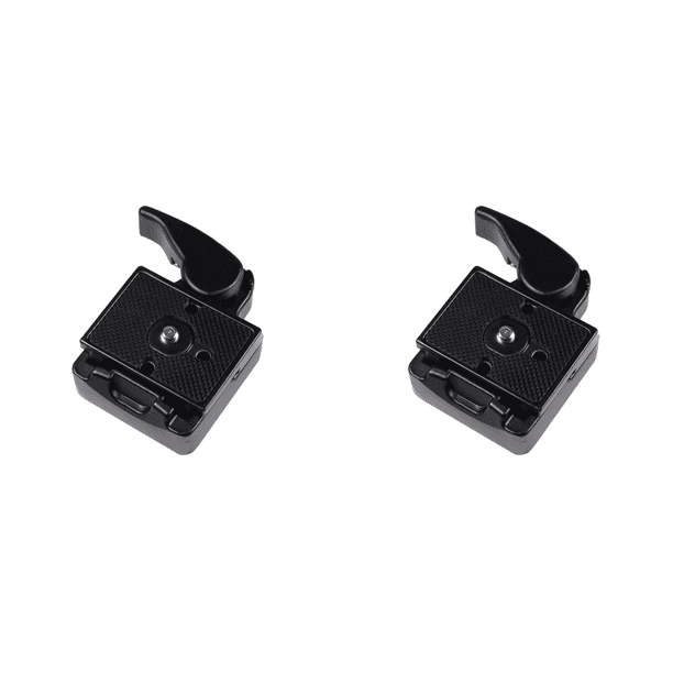 Adaptador abrazadera placa liberación rápida 323 para trípode cámara Manfrotto 200PL-14