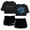 BlackBlack, variant on Freya Skye Silent Treatment Short Sleeve Crop Top+Shorts Two Piece Set Women's Top Sets