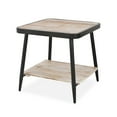 thumbnail image 2 of Industrial Style Square Whitewash and Gray Side or End Table, 2 of 2