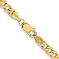 thumbnail image 4 of 14K Yellow Gold 4.75mm Flat Figaro Chain (24 X 4.75) Made In South Africa ffl120-24, 4 of 5