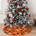 thumbnail image 5 of Picia Retro Halloween Print Christmas Tree Skirt , Christmas Tree Skirt Ornaments for Merry Christmas Holiday Party Decorations Indoor Outdoor-36", 5 of 7