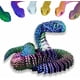 thumbnail image 1 of 3D Printed Snake Toys 3D Printed Animals Snake Pet Movable Joint Fidget Toys， 3D Printed Animals Toy Adults Fidget Toys，3D Printed Fidget Toys for Home Office Decor (17.7‘ 3 Color), 1 of 6