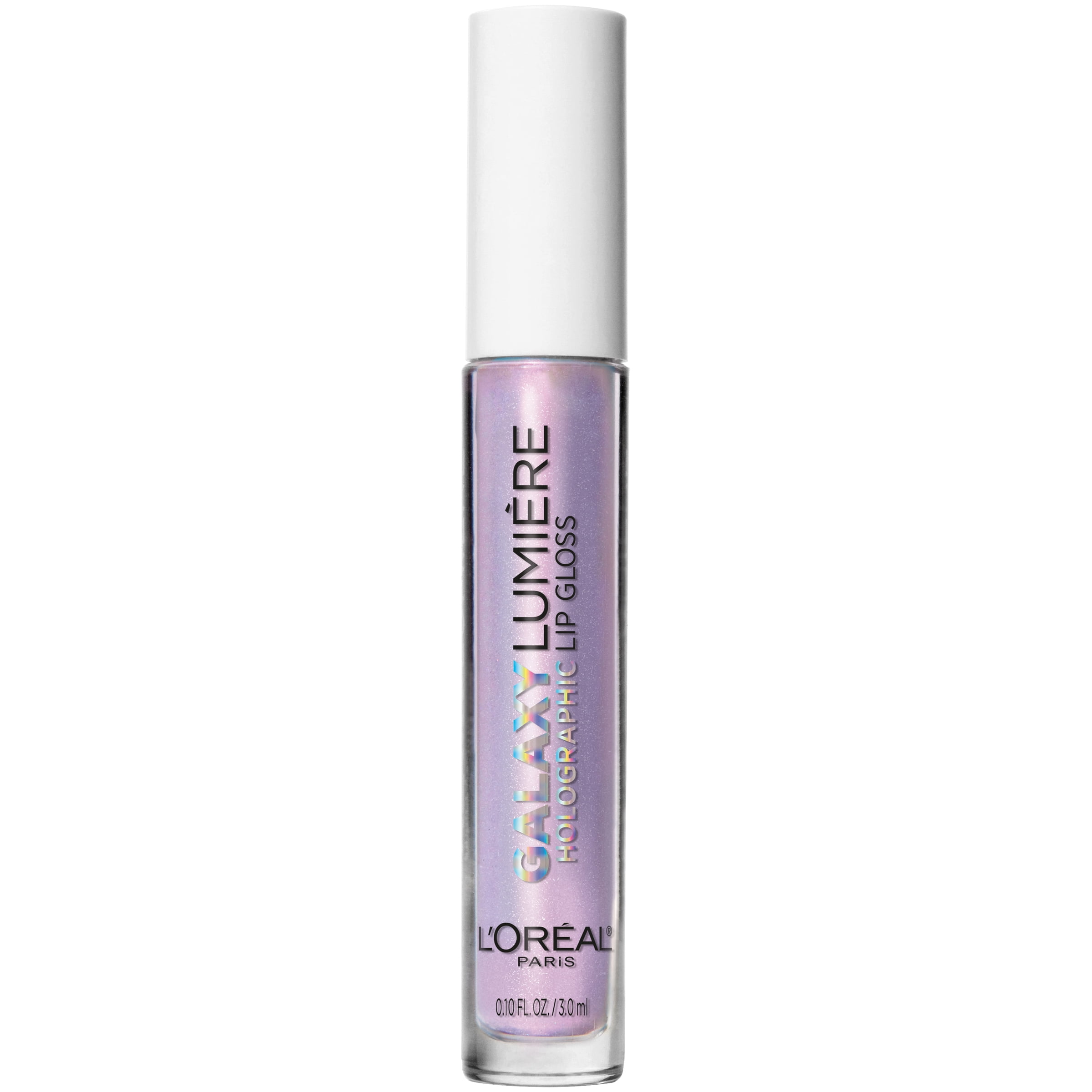 L'Oréal Gloss Lumière GALAXY HOLOGRAPHIC – Holografischer Lipgloss, 30 Ml, Farbe 3 Ethereal Gold