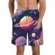thumbnail image 1 of Fotbe Planet Pastel Galaxy Trajes de Baño Estampados para Hombre, Shorts de Verano de Secado Rápido, Ropa de Playa, Bañadores-3X-Large, 1 of 6