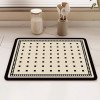 Alfombrilla de secado absorbente para lavabo de cocina y baño con base antideslizante