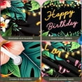 thumbnail image 4 of Tropical Theme Banner Neon Light Tropical Birthday Display Floral Decor Green Leaves Neon Birthday Backdrop for Birthday Party Tropical Theme Party Summer Gathering, 4 of 9