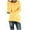 sweaters for women A01-Yellow, variant on yoeyez Womens Sweaters Fall 2025 Plush Solid Color Round Neck Pullover Loose Fit Long Sleeve Tops Fashion Casual Tunic Sweater White M