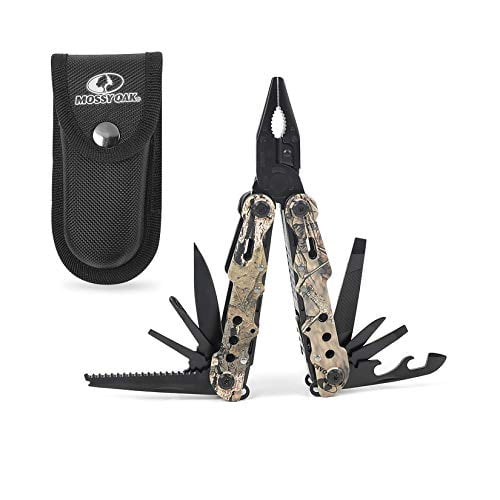 MOSSY OAK Multitool 13 in 1 Multi Function Pliers Folding Pocket