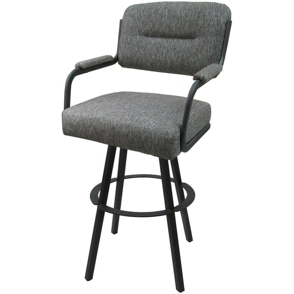 Swivel Counter Metal Bar Stool 26" - M-110 WB - Mojave Gray - Gray