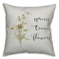 thumbnail image 2 of Creative Products Spring Flowers 18 x 18 Spun Poly Pillow, 2 of 3
