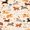 Cream 01, variant on Manfei Kawaii Dog Twin Quilt Set, Puppy Paw Print Twin Coverlet Set, Pink, 2pcs, 1 Bedspread and 1 Pillowcase