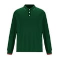 thumbnail image 4 of Jalioing Men's Golf Shirt Casual Breathable Long Sleeve Collared Shirts Fashion Solid Color Athletic Tops, 4 of 6