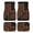 Autumn American Flag Pattern, variant on Pzuqiu Patriotic Car Floor Mats featuring Fire Eagle US Flag Design - All Weather 4 Piece Full Set