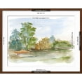 thumbnail image 5 of Art.com Impressionist Watercolor III Art Print by Ethan Harper, Brown Frame Wall Art, 29" x 23", 5 of 5