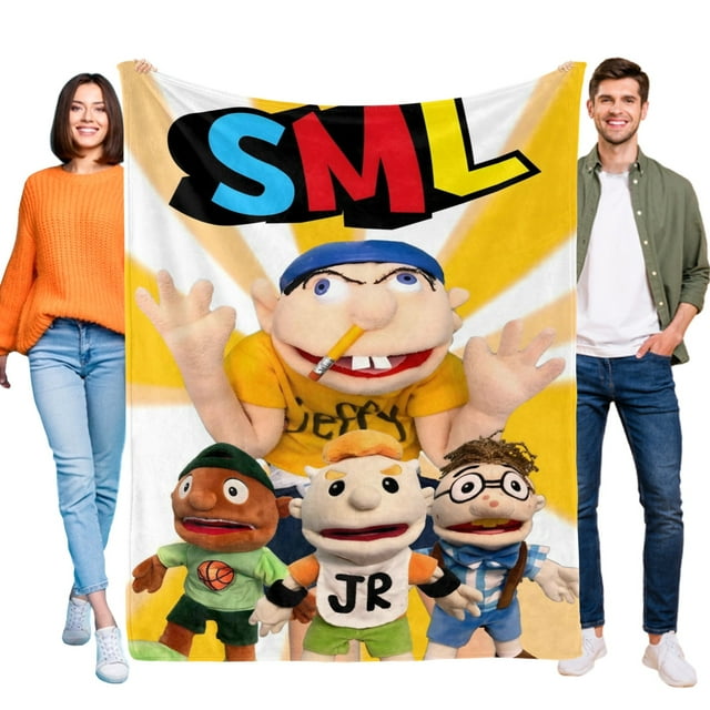Jeffy SML el Rapero anti-pilling, suave, ligera, esponjosa y acogedora de lujo para hogar y cocina – Perfecta para niños y adultos,200X150cm