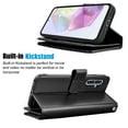 thumbnail image 3 of Wallet Case for Samsung Galaxy A36 Wallet Case 5G (2025), [9 Card Slots] Luxury PU Leather Credit Holder Carrying Folio Flip [Detachable] Kickstand Magnetic Phone Cover & Lanyard [Black], 3 of 5