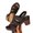 Coffee, variant on Miqool Women's Boho Cut-Out Slingback Stacked Heel Footwear, Open Toe Summer Vacation Sandals for Women