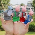 thumbnail image 3 of The Three Little Pigs And The Wolf Finger Puppet Story Toy, Toddler Children's Story Theater Doll (t, 3 of 5