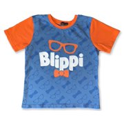 Blippi Official Child Blue & Orange T-Shirt for Kids Size YXS Youth Extra Small