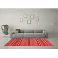 thumbnail image 3 of Ahgly Company Indoor Rectangle Abstract Red Modern Area Rugs, 8' x 10', 3 of 4
