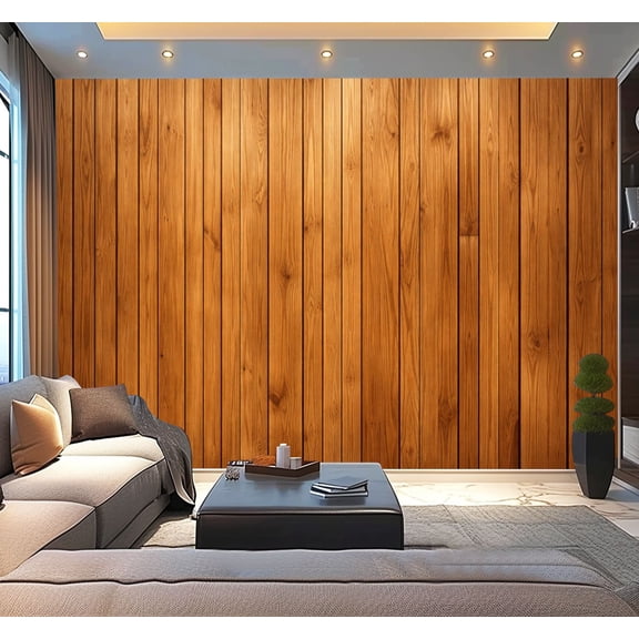 Peel and Stick Wallpaper Brown wooden Wooden planks Wood texture Natural wooden wall texture Modern Art Wall Mural Decor Self Adhesive and Removable 100in x 144in