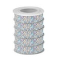 thumbnail image 2 of 5 Rolls Christmas Ribbon 1.5 inch Wide Decorative Ribbon for Gift Wrapping and Holiday Decorations Colorful Patterns, 2 of 7