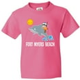 thumbnail image 3 of Inktastic Fort Myers Beach Florida Dolphin Youth T-Shirt, 3 of 5