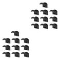 thumbnail image 1 of Matsuzay Pack of 10 Plastic Baseball Cap Hook Display Home Wall-mounted Holder Hat Door Hanger Back Rack Storage Office Pre-drilled 2piezas, 1 of 6