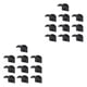 thumbnail image 2 of Monstrate Pack of 10 Plastic Baseball Cap Rack Wall-mounted Door Office Back Home Holder Display Hat Hook Storage Pre-drilled Hanger 2piezas, 2 of 6