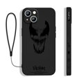 thumbnail image 1 of Funda de teléfono Marvel Venom para Apple iPhone 14 13 12 mini 11 Pro Max 8 7 Plus Funda de cuerda líquida para la parte trasera Fivean unisex, 1 of 2