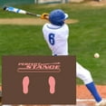 thumbnail image 3 of LJNYFDC Right-handed Baseball Mat Baseball Hitting Mat Non Slip Design Wear Resistant Toes Facing Place Aid Suitable for Right and Left Handed Players Softball Hitting and Batting Training Tool, 3 of 7