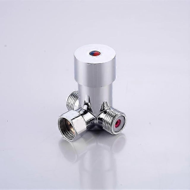 G1/2 Hot-Water Cold Water Valve, Mixing Valve Thermostatic Mixing Valve, Bathroom Water Temperature Control for Automatic Bath Faucet