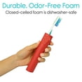 thumbnail image 6 of Foam Tubing Utensil Padding Grips for Utensils Spoon Pencils Fork Cut to Length for Disabled Elderly Built up Utensils, 6 of 7