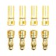 thumbnail image 5 of BRIGHTFUFU 10 pares de enchufes macho y hembra duraderos de 3,5 mm, conectores tipo banana bala chapados para DIY RC Drone batería ESC Motor (dorado), 5 of 7