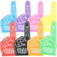thumbnail image 1 of 8pcs Giant Foam Finger Foam Hand Pompom Colorful Cheerleading Foam Hand Vibrant For Sports, 1 of 3