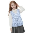 thumbnail image 3 of Girls Puffy Vest Sleeveless Lightweight Outerwear Vests Kids Kids Winter Clothes Girls Clothing Size . 5-6Years, 3 of 8