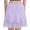 Purple, variant on Women Lace Skirts Y2k Summer Ruffle High Waist Pleated Slip Mini Skirt Floral Layered Flowy Short Skirt Underskirt