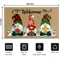 thumbnail image 6 of Christmas Door Mat Christmas Rug Christmas Decorations Gnome Christmas Rug Christmas Welcome Mat Indoor Winter Door Mat Outdoor 30"x17", 6 of 6