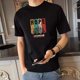 thumbnail image 5 of Camisetas con estampado de alfabeto para hombre, camisetas de gran tamaño para hombre, camisetas gráficas blancas, ropa barata y de alta calidad, nuevas en moda, 5 of 5