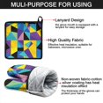 thumbnail image 7 of Modern Art Geometric Kitchen Oven Mitt and Pot Holder Sets 4 Pcs for Baking, Cooking and Grilling, Heat Resistant Up To 392 °F, 7 of 7